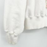 We11done Unisex Streetwear Graffiti Patch Graphic Crewneck Sweatshirt Size S White Photo 6