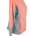 Tek Gear Fleece Zip Up Jacket Pink Gray Size Large Photo 2