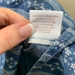 Tinseltown  Chambray Floral Blue/White Off the Shoulders Dress Photo 2