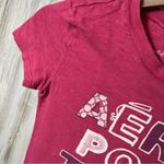 Aeropostale Vintage Y2K Pink Baby Tee Preppy Bella Swan Tight Womens Size XS Photo 4