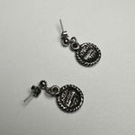 EJC ’97 Mini Buffalo Nickel Indian Head Replica Pierced Dangle Earrings Silver Photo 6