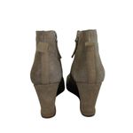 Linea Paolo  Winslet Wedge Ankle Booties Heel Women 6 Beige Sparkle Glitter Brown Photo 4