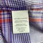Joie  Blue Red Plaid Button Down Roll Tab Shirt Small Photo 10