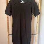 Abound NWOT  Black Distressed Dress Size Medium Photo 2