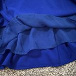 Lulus  royal blue pleated a-line midi skirt size M Photo 3