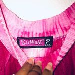 Say What? Tie-dye, pink knit, Dress Photo 4