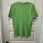 st. john's bay NWT St. John’s Bay Green Knit Collard Short Sleeve Polo Top size XL Photo 9