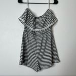 Doe & Rae NWT  Strapless Striped Romper Small Photo 1