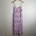 Lulus Lulu’s Total Darling Notched Bustier Maxi Dress Women’s Size M Pink Multi Floral Photo 5