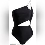 Ramy Brook India One-Shoulder One-piece Swimsuit, Black, Medium, $238 Photo 5