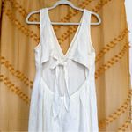 Madewell NWT  Size Large NF563 Lightestspun Tie Back Cover Up Jumpsuit Lighthouse Photo 8