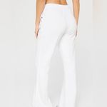 Fabletics Women’s Year Round Terry Wide Leg Pant, Classic White, Small Photo 1