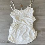 SKIMS NWT  SCULPTING SWIM RUCHED ONE-PIECE MARBLE 4X Photo 2