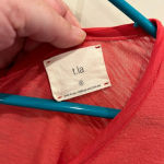 Anthropologie  T.LA Pink Tie Back detail Short‎ Sleeve Top size Small Photo 3