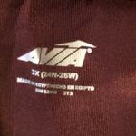 Avia Pull On Athlesure Pants Size 3X 24W-26W Womens Side Pockets Burgundy New Photo 8