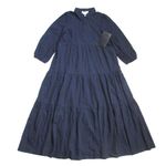 NWT Tuckernuck POMANDER PLACE Mabel in Navy Blue Cotton Maxi Dress M Size M Photo 6