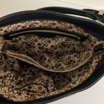 Large Black vegan Leather Shoulder Bag side pockets tassel zipper Photo 7