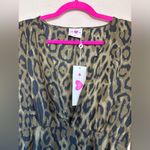 BuddyLove NWT Buddy Love Alicia 5 Leopard Animal Print Long Sleeve Flounce Tiered Dress M Photo 7