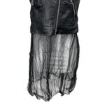 Lumina Black Faux Leather Vegan Tulle Photo 7