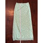 Urban Outfitters  Green Swirly Midi Skirt Size Small Photo 6