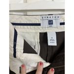 Gap Y2K  Chocolate Brown Corduroy Cropped Pants Size 8 Fall 2004 Stretch Photo 2