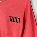 PINK - Victoria's Secret Victoria’s Secret PINK Thick Long Sleeve Hot Pink & Black Shirt Sweatshirt XS Photo 6