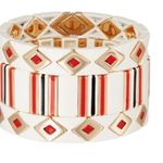 NWOT Roxanne Assoulin set of three bracelets queen of diamond Photo 1