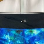 C9 Champion DuoDry XL Tie Dye Abstract Boho Crop Leggings Summer Aqua Water Photo 2