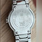 Movado Museum Sapphire Ladies Watch Stainless Bracelet Black Round Dial Photo 6