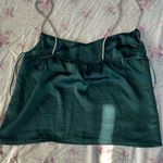 Rhinestone emerald green satin bustier cami Photo 3