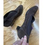 Munro Francee Women's 8.5 M Brown Suede Slip-On Almond Toe Casual Ankle Booties Photo 4