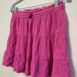 Aerie  POOL TO PARTY SKIRT SIZE MEDIUM PINK GAUZE COTTON BEACH SUMMEE Photo 3