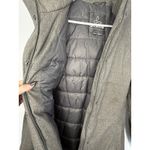 prAna Maja Jacket Hooded Herringbone Parka Gray Faux Fur Trim Medium Gorpcore Photo 5