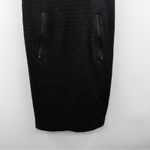 Tracy Reese  Black Gray Multicolor Cheetah Print Textured Mini‎ Dress Size 2 Photo 3