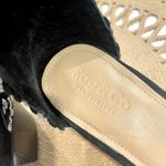 Rag & Co Black Silver Leather Suede Velcro Ankle Sandal Heels Size US 9 Photo 6