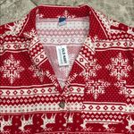 Old Navy  Unisex Fair Isle Pajama Shirt Flannel Long Sleeve NEW Small Photo 4