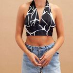 Isabelle's Cabinet Electric Feel Black Halter Top  Photo 2