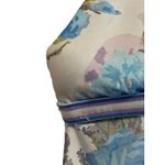 Becca By Rebecca Virtue Swim Tankini Top Size Large Floral Blue Adjustable NWOT Photo 2