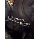 Laredo Women's Western Cowboy Boots Brown Leather Stitching Square Toe Size 7.5B Photo 1