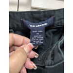 The Limited The‎  Black Crop Pants Size 10 High Rise Pockets Button Fly Photo 3