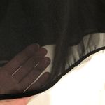 New Glory Black sheer blouse with Gold Sequins & Split Sleeves L Photo 2