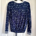 Harry Potter Women's Long Sleeve Sleep Top Sleepwear Wizarding World Blue Size M Photo 2