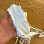 Beach Bunny  - Indy Fishnet Bikini Bottoms in White & Beige Photo 2