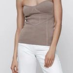ZARA Strapless Beige Corset /top Photo 0