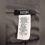 MSK Elegant Sparkle Silver Mesh Pants Gray Size XL Photo 3