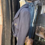 Juicy Couture Navy Pea Coat with Gold Buttons Photo 4