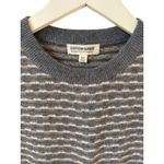 Cotton Candy Short Sleeve Crop Sweater Medium Gray Photo 2