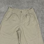 Madewell  Pants Womens 10 Petite The Harlow Wide Leg Drapey Twill Linen Blend Photo 1