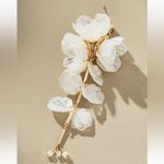 Anthropologie  Blossom Drop Earrings Ivory Photo 3