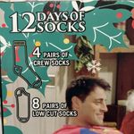 FRIENDS 12 Days Of Socks Black Size undefined Photo 2